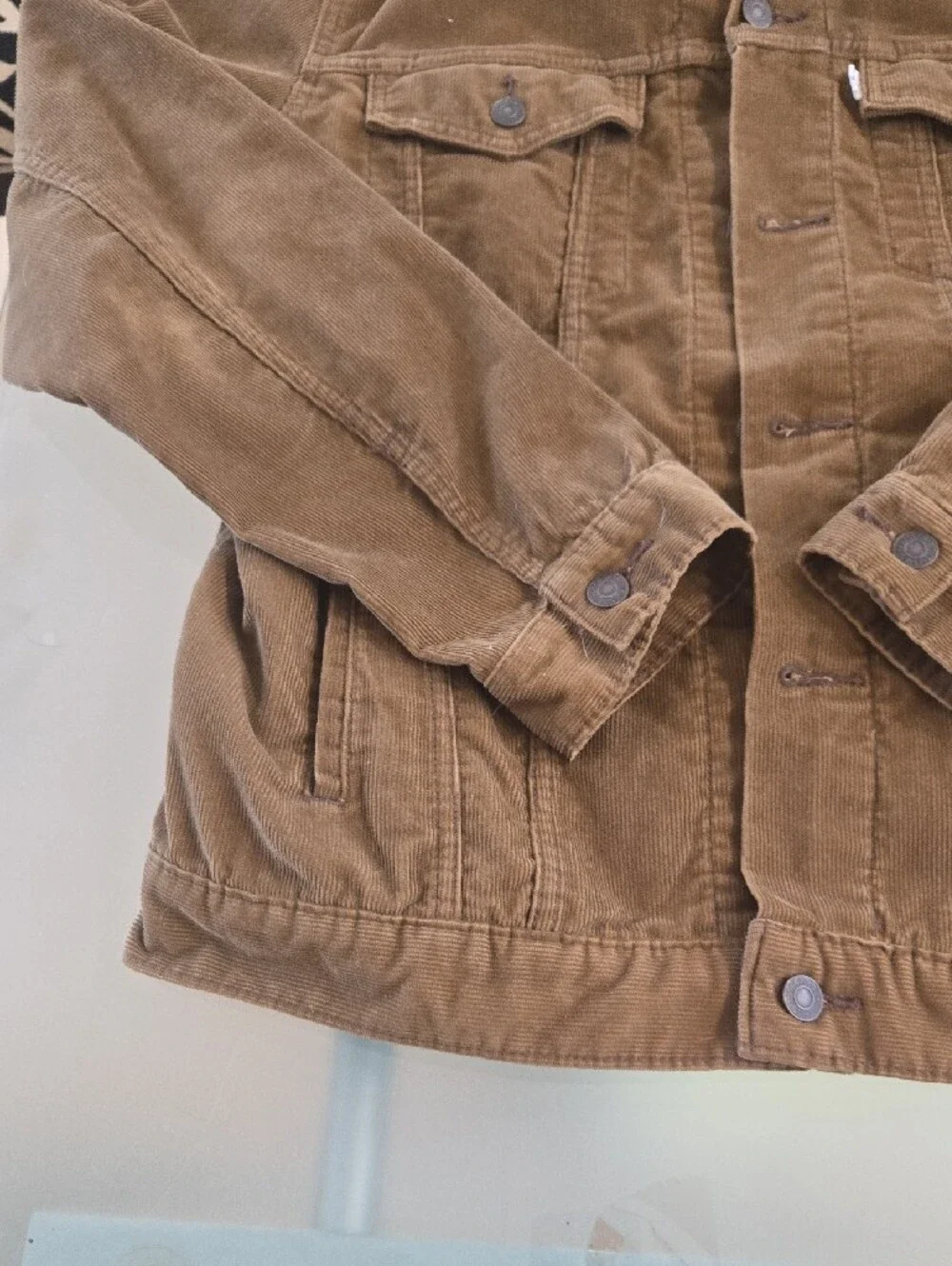 Levi's Brown Corduroy Trucker Jacket - Picture 3 of 11